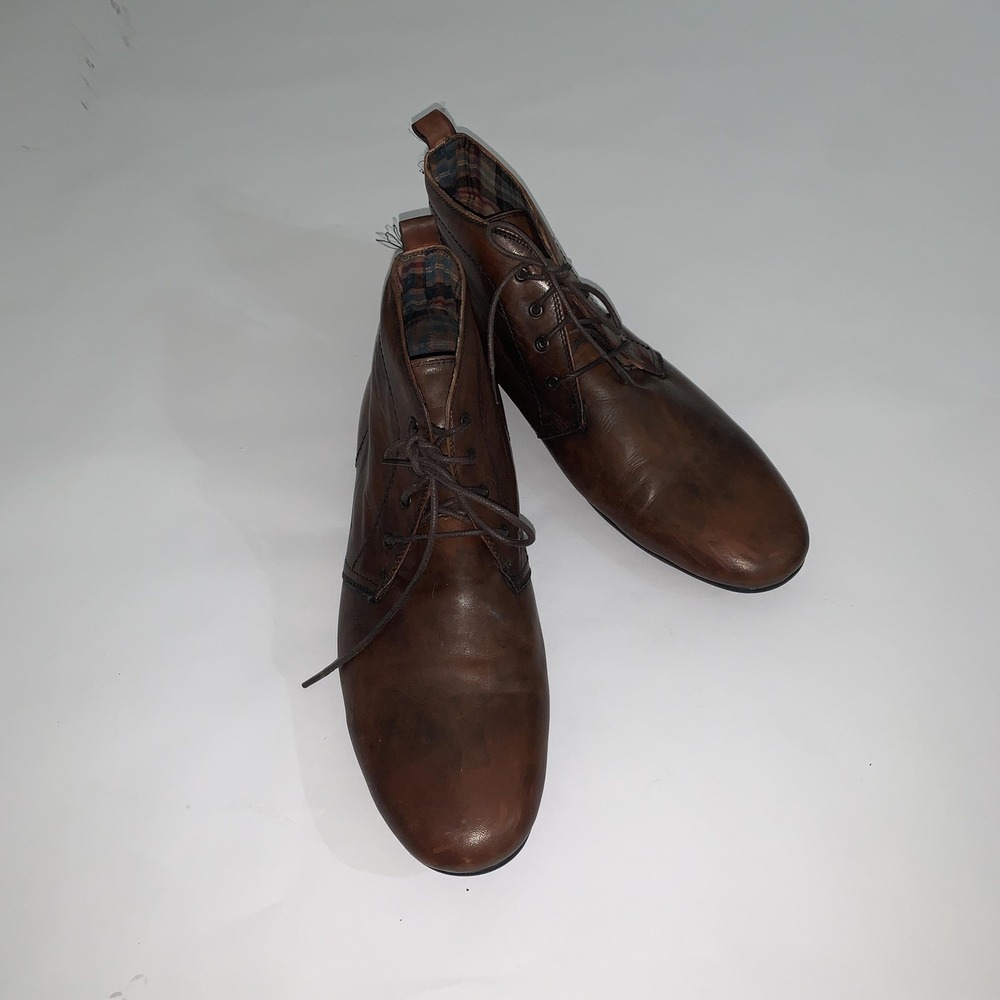 Bed Stu Boots Mens Size 9 Brown Leather Chukka Ankle Lace Up Casual Bryden